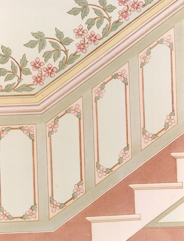 Planche 7 : La Décoration pratique au pochoir : interprétation de l'églantine