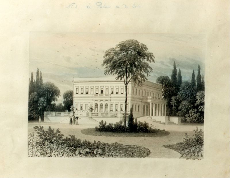 Het paviljoen van Tervuren, de zijgevel