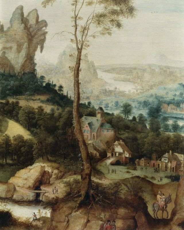 Paysage avec la parabole du Bon Samaritain