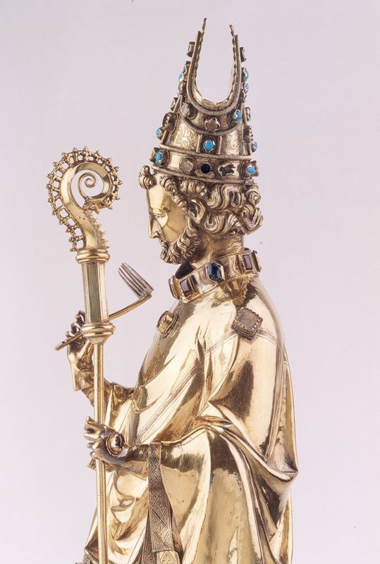 Statue-reliquaire de saint Blaise