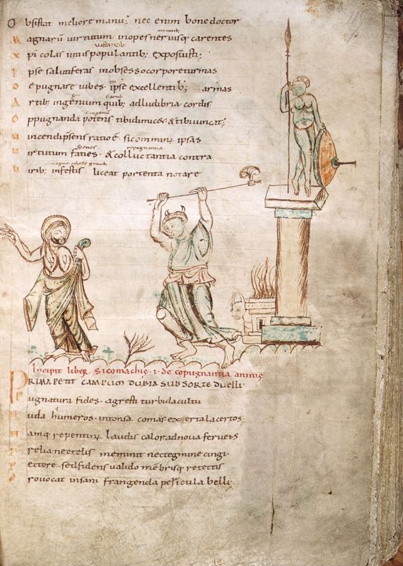 Prudence, Psychomachia; Physiologus