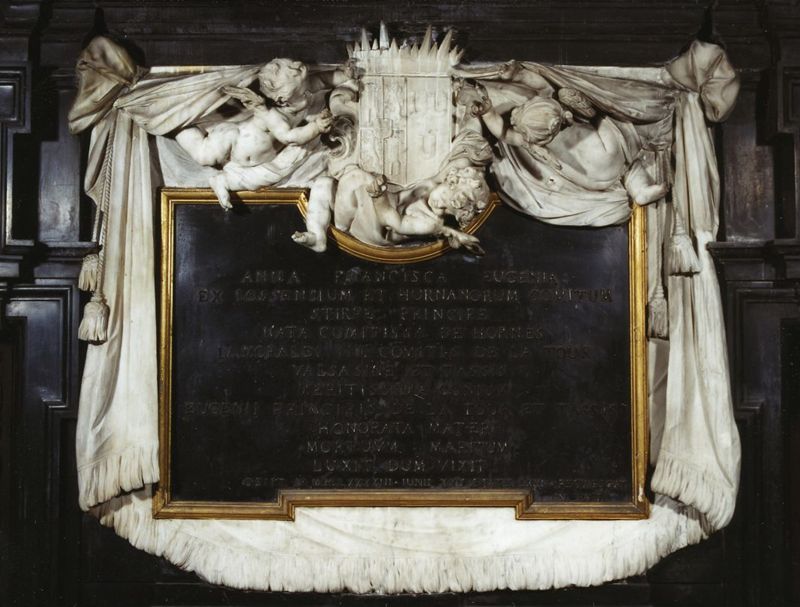 Grafmonument van Anna Francisca Eugenia de Hornes