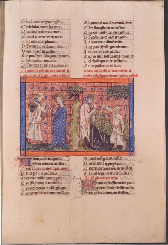 Guillaume de Digulleville, Pèlerinages : Pélerinage de la vie humaine (fol. 1-113)