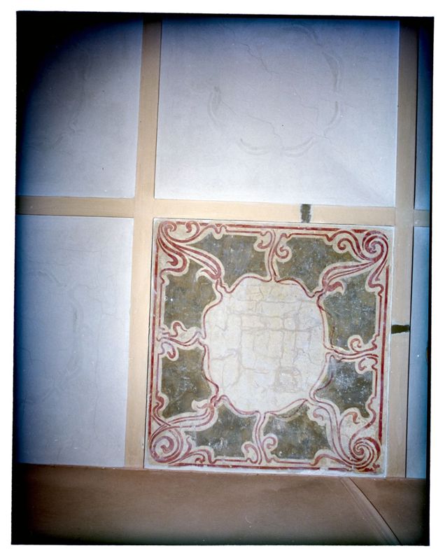 plafond à caissons / Maison Frison, Bruxelles, rue Lebeau 37