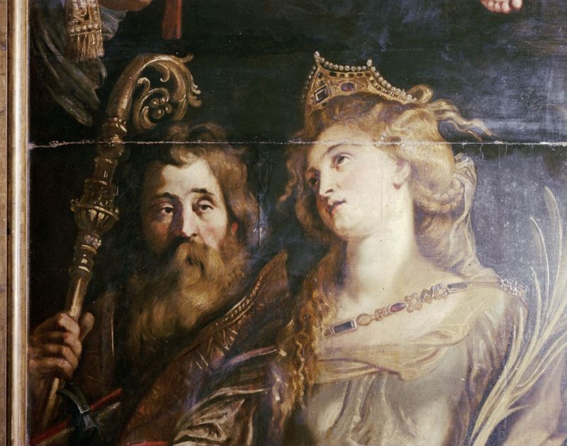 Kruisoprichting: rechterluik keerzijde