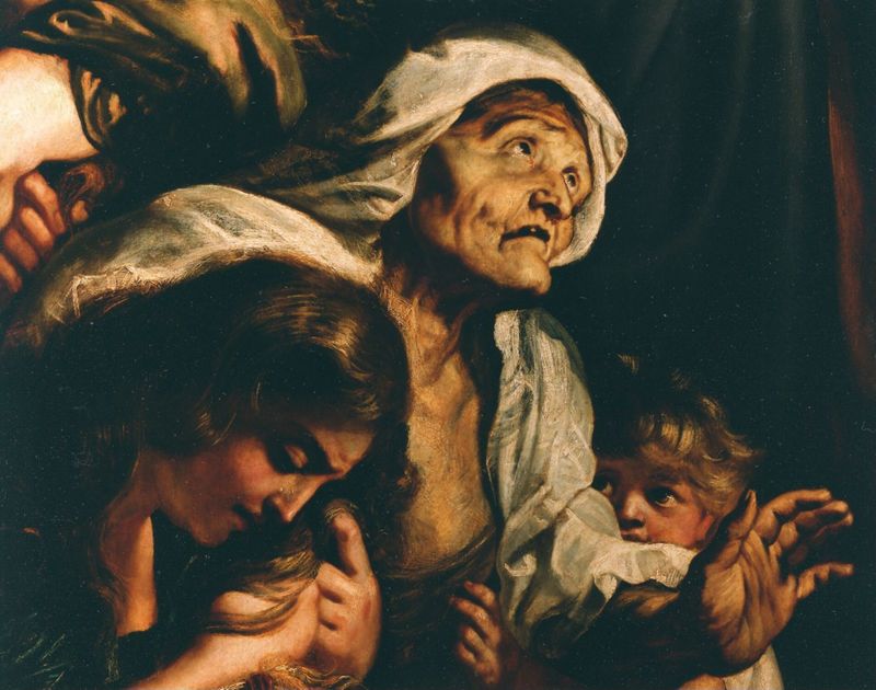 Kruisoprichting: linkerluik voorzijde