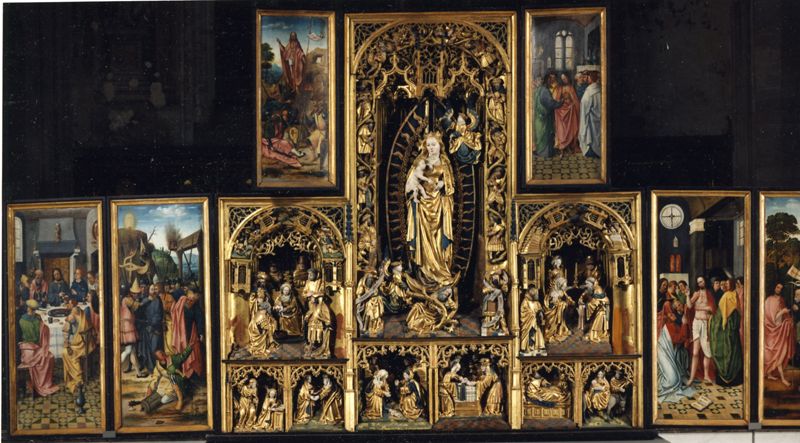 Retable II. Vie de la Vierge