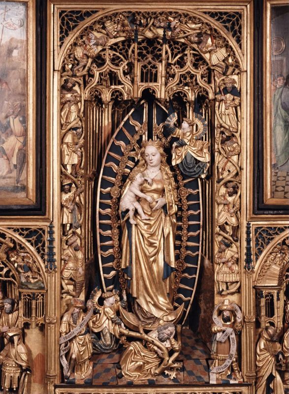 Retable II. Vie de la Vierge