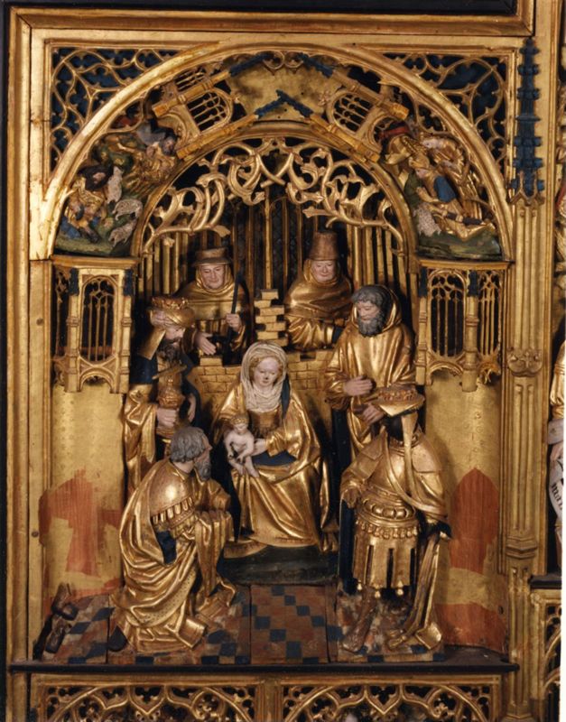 Retable II. Vie de la Vierge