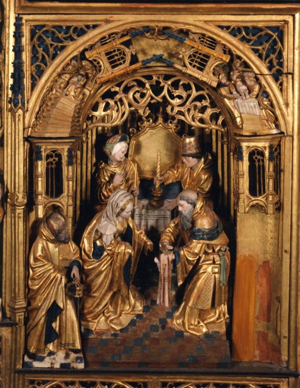 Retable II. Vie de la Vierge