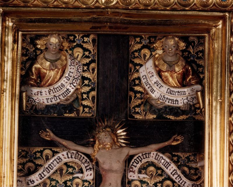 tableau-reliquaire de la Vraie Croix du Christ
