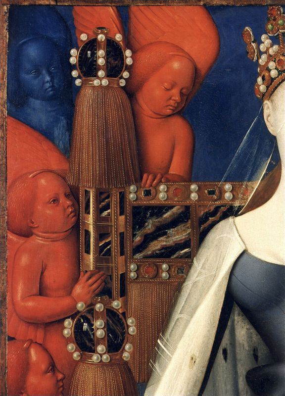 Maria en Jezus, omgeven door seraphijnen en cherubijnen