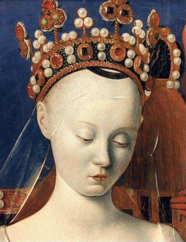 Maria en Jezus, omgeven door seraphijnen en cherubijnen