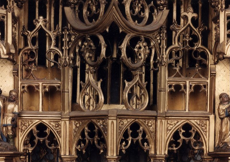 Marteldood van de H. Christophorus en Leden van de Brusselse kolveniersgilde in aanwezigheid van Henri de Dongelberghe en Jérôme vander Noot