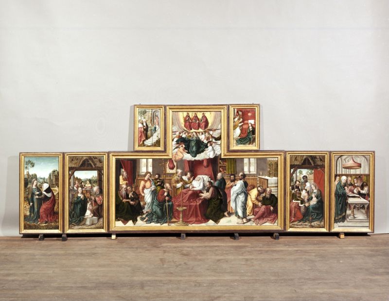 Polyptyque de la vie et de la mort de la Vierge