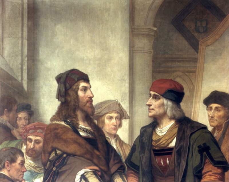 Dürer bezoekt Quinten Metsijs