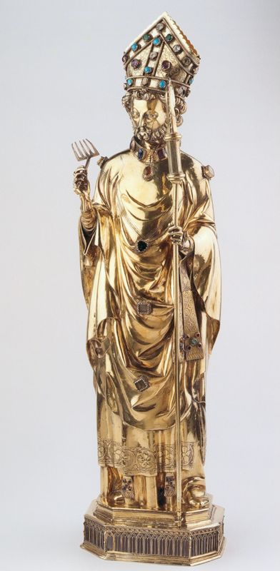 Statue-reliquaire de saint Blaise