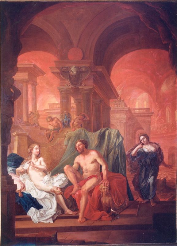 Scène mythologique (Pluton et Prosperine)