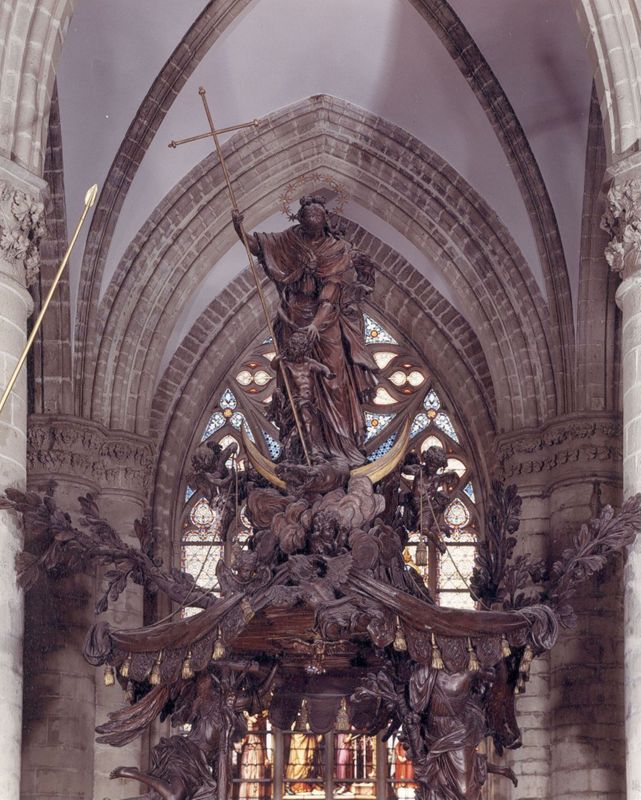 chaire de vérité / Cathédrale des Saints Michel et Gudule[Bruxelles]