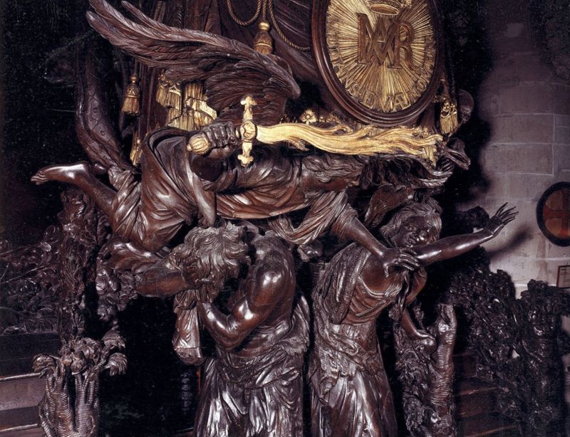 chaire de vérité / Cathédrale des Saints Michel et Gudule[Bruxelles]