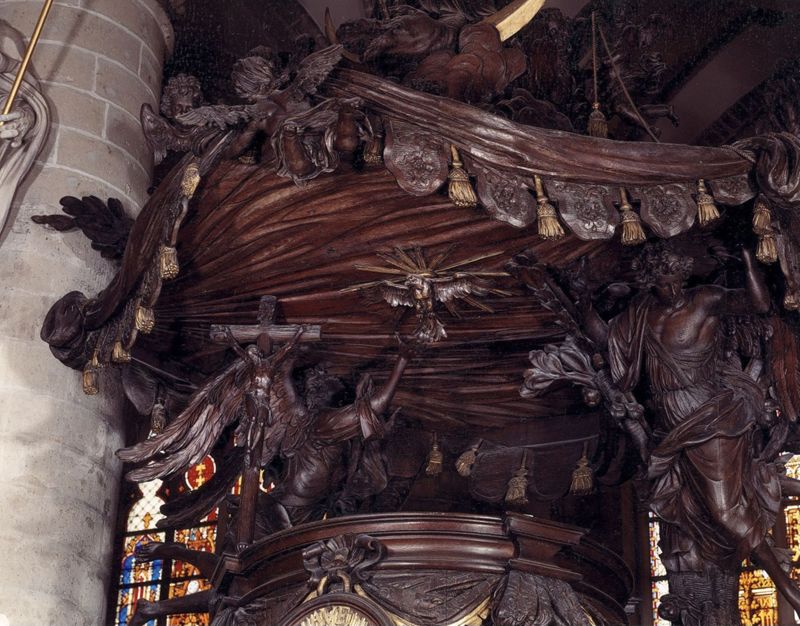 chaire de vérité / Cathédrale des Saints Michel et Gudule[Bruxelles]