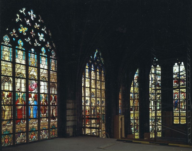vitrail / Église Saints-Pierre-et-Guidon[Anderlecht]