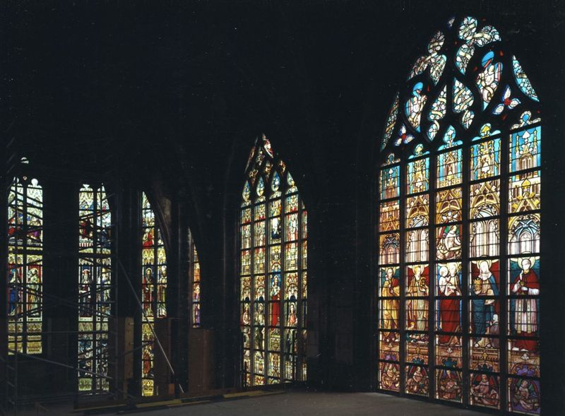 vitrail / Église Saints-Pierre-et-Guidon[Anderlecht]