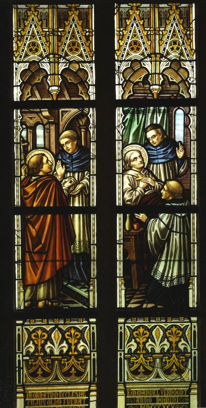 vitrail / Collégiale Saints-Pierre-et-Guidon d'Anderlecht