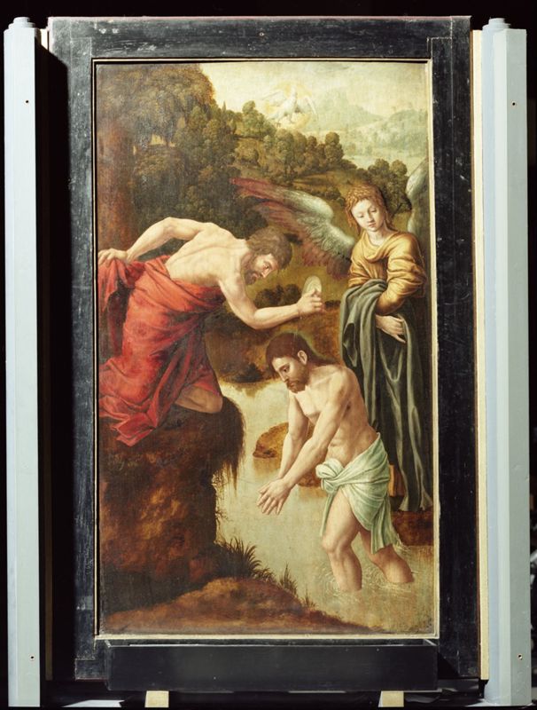Retable de saint Denis
Baptême du Christ / Arrestation du Christ