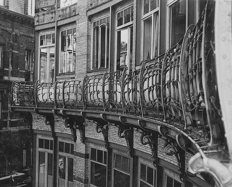 grille de balcon / Maison du Peuple[Bruxelles]
