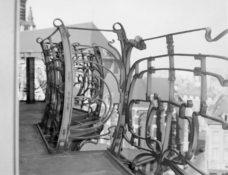 grille de balcon / Maison du Peuple[Bruxelles]