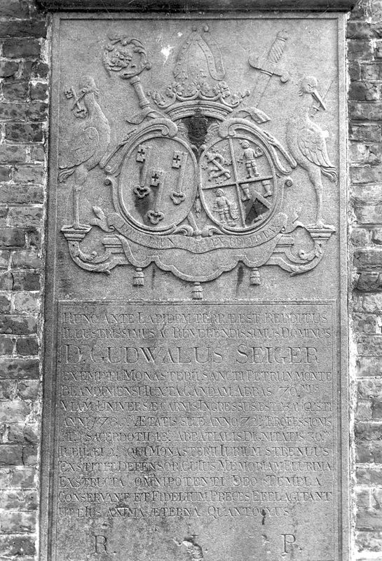 van Seiger, Gudwaldus abt van de Sint-Pietersabdij