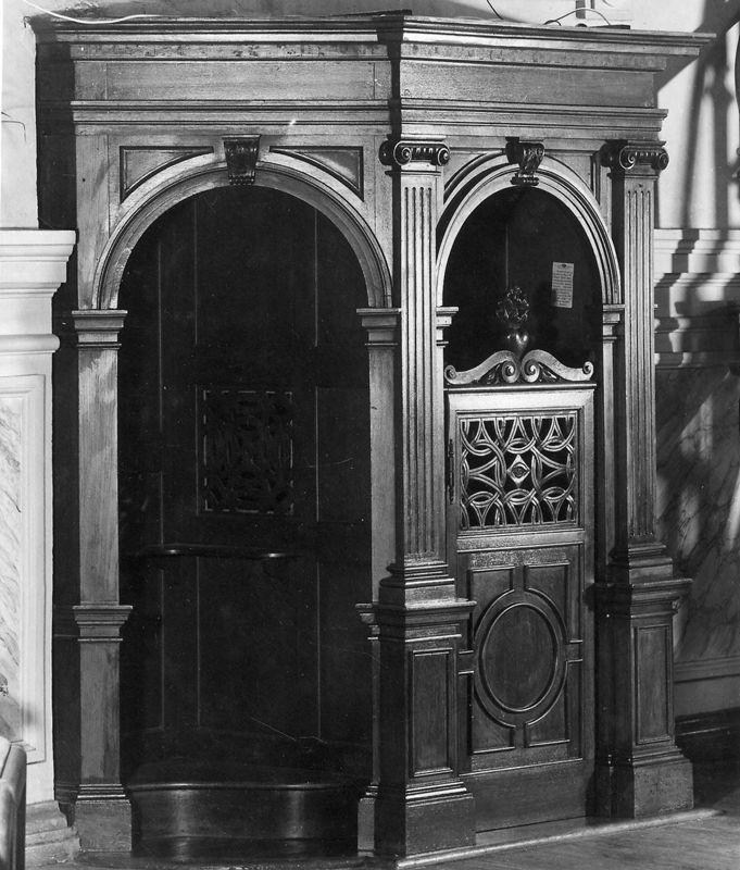 confessionnal / Eglise Saint-Jean-Baptiste[Membach]