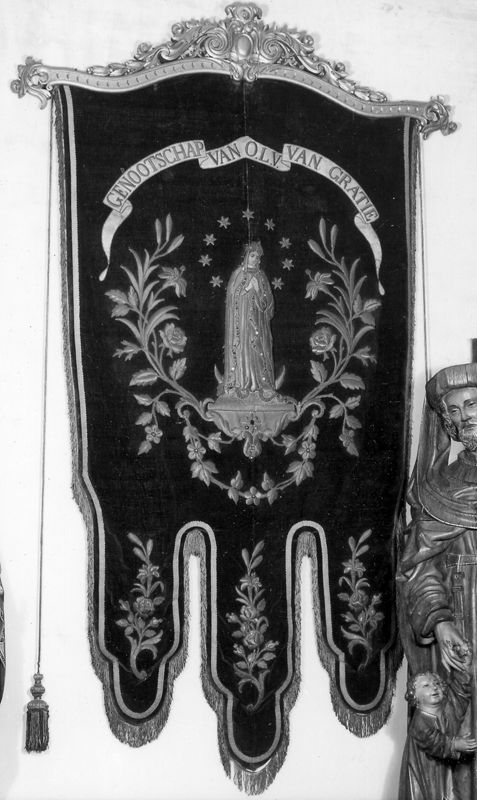 Vaandel van de Genootschap van Onze-Lieve-Vrouw van gratie