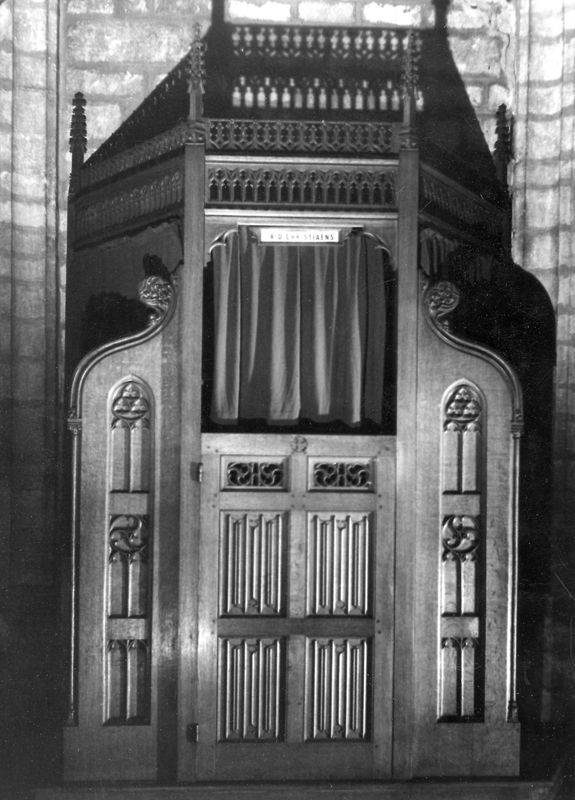 confessionnal / Église Saints-Pierre-et-Guidon[Anderlecht]