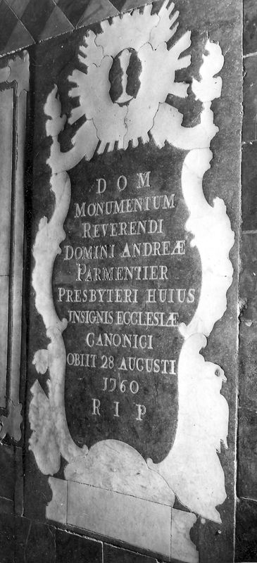 Grafsteen van André Parmentier