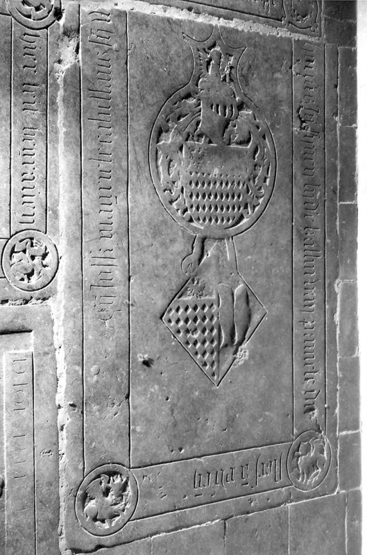 dalle funéraire / Église Saints-Pierre-et-Guidon[Anderlecht]