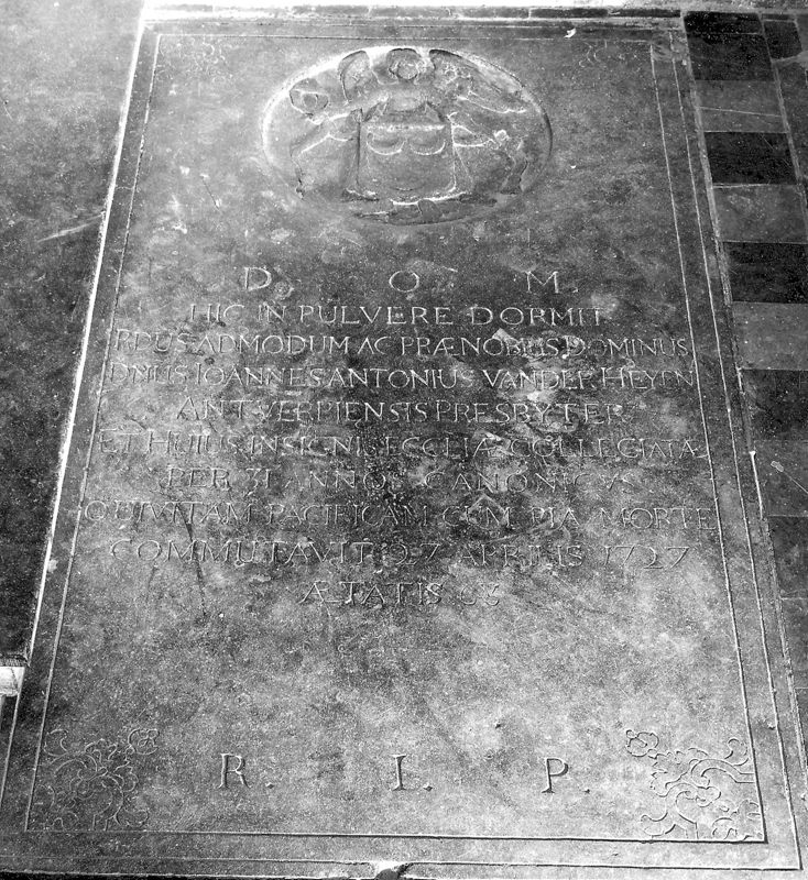 Grafsteen van Jean Antoine Vanderheyen