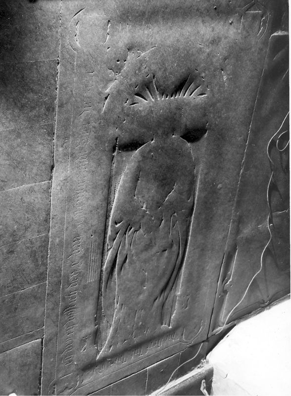 dalle funéraire / Église Saints-Pierre-et-Guidon[Anderlecht]