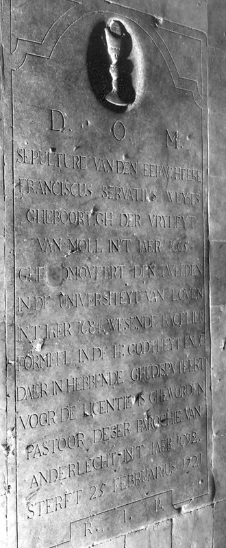Grafsteen van François Servais Wuydts