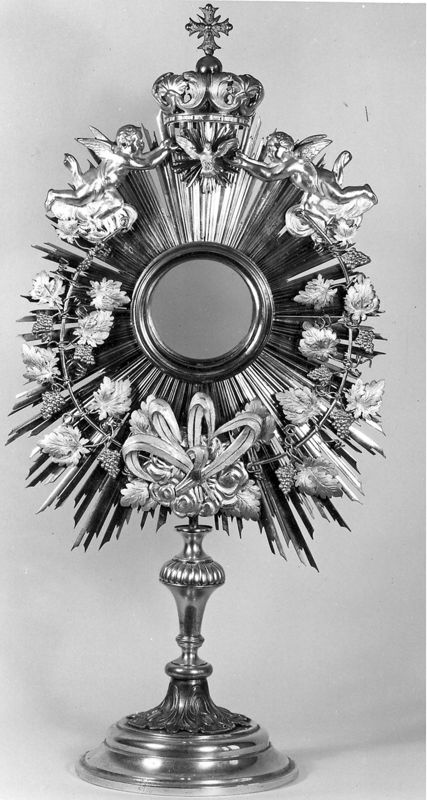 ostensoir-soleil / Kerk Sint-Amandus[Heffen]