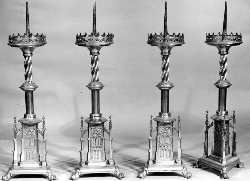 chandelier d'église / Kerk Sint-Niklaas[Leest]