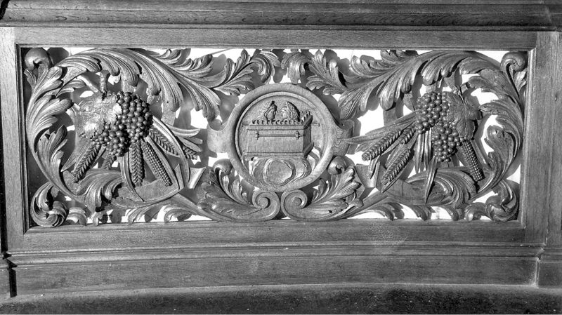 banc de communion / Kerk Sint-Amandus[Heldergem]