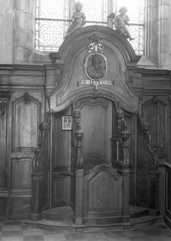 confessionnal / Kerk Sint-Gertrudis[Appelterre-Eichem]