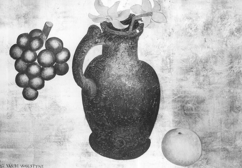 Nature morte sur fond or