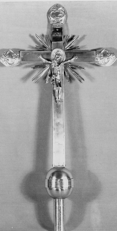 croix de procession / Kerk Sint-Martinus[Sint-Lievens-Esse]