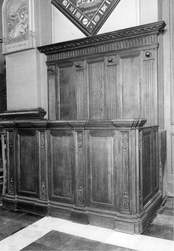 banc de marguillier / Kerk O.L.Vrouw Geboorte en Sint-Jozef[Elene]