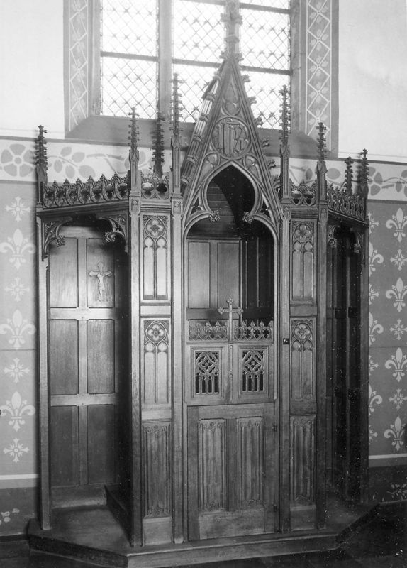 confessionnal / Kerk Sint-Maria Magdalena[Sint-Maria-Lierde]