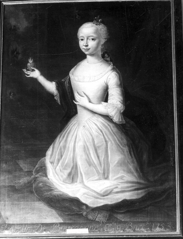 Portret van Isabelle De Bourgogne