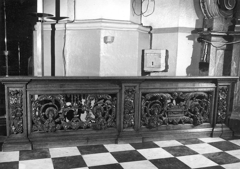 banc de communion / Kerk Sint-Pieter[Puurs]